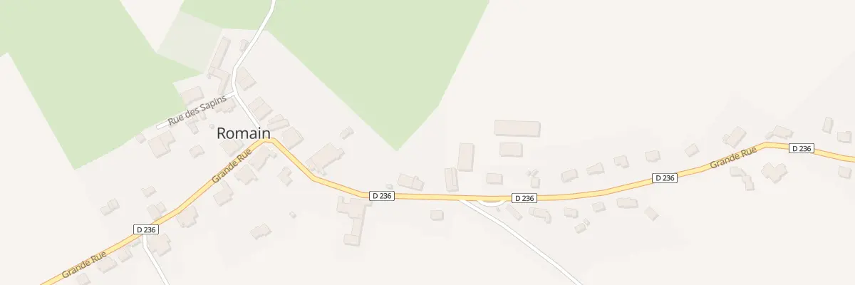 Plan du 11 Grande Rue à Romain