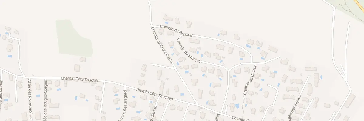 Plan du 9 Rue du Muscat à Champagnier