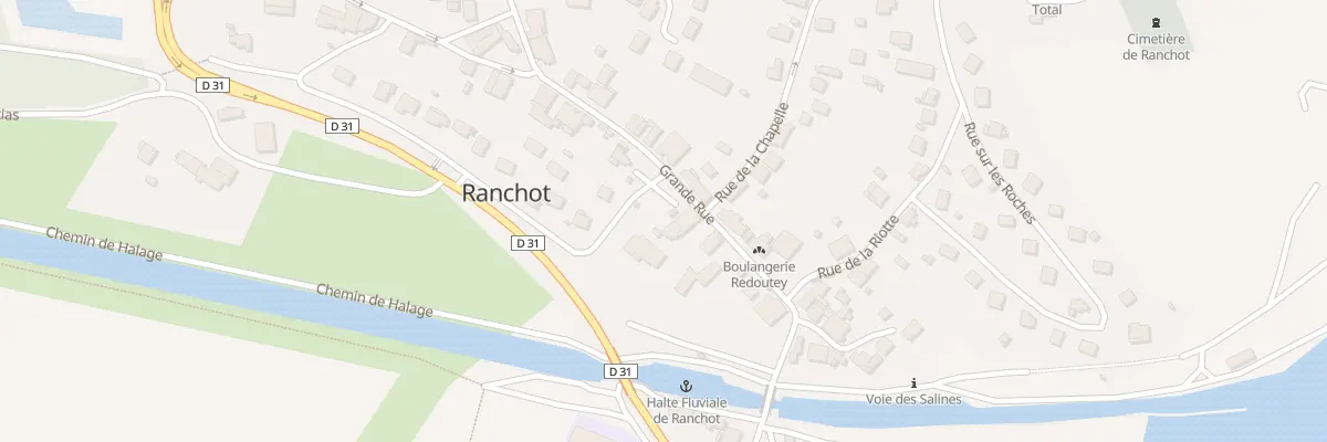 Plan du 16 Gr Grande Rue à Ranchot
