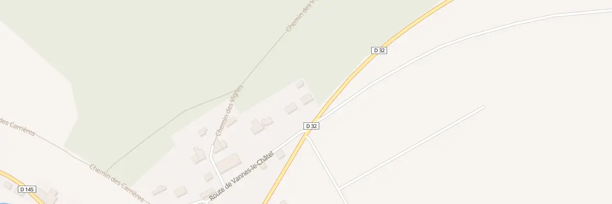 Plan du 7 Rte de Vannes le Chatel à Pagny-la-Blanche-Côte