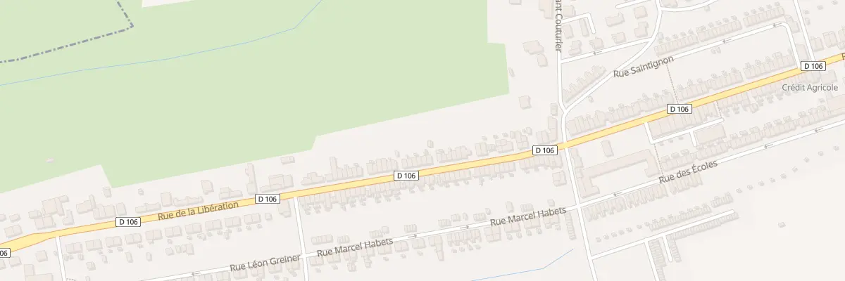 Plan du 216 Rue de la Libération à Bouligny
