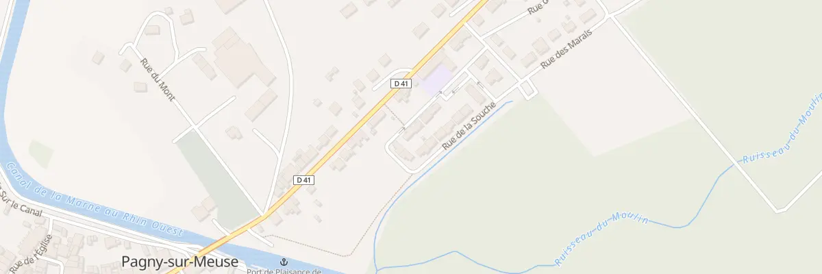 Plan du 26 Rue de la Souche à Pagny-sur-Meuse