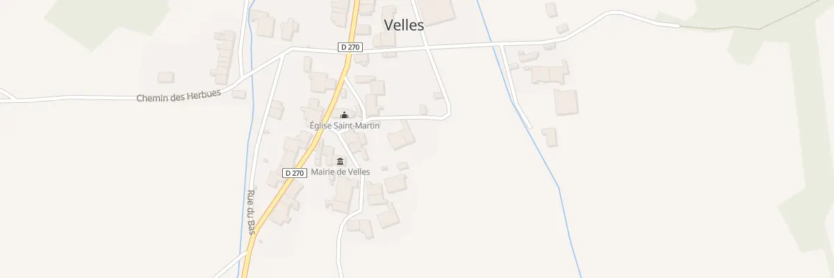 Plan du 6 Rue du Paquis à Velles