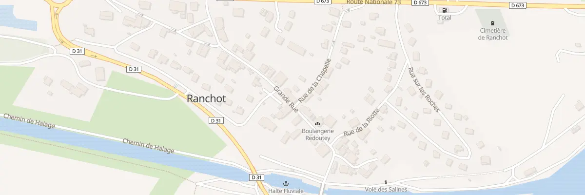 Plan du 17 Grande Rue à Ranchot