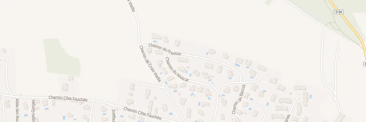 Plan du 6 Che du Pressoir à Champagnier