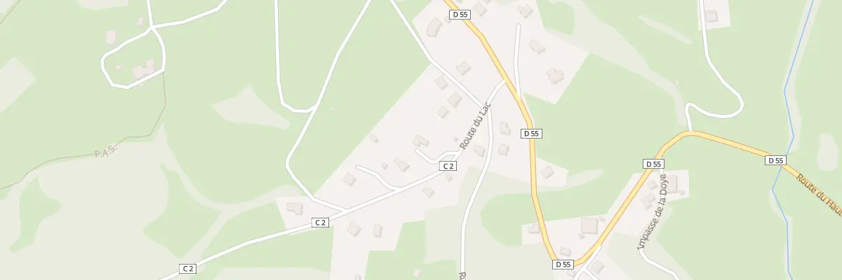 Plan du 118 Rte du Lac à Échallon