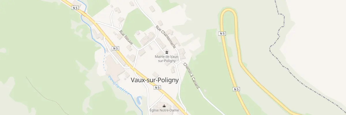 Plan du 1 Rue Doubey à Poligny