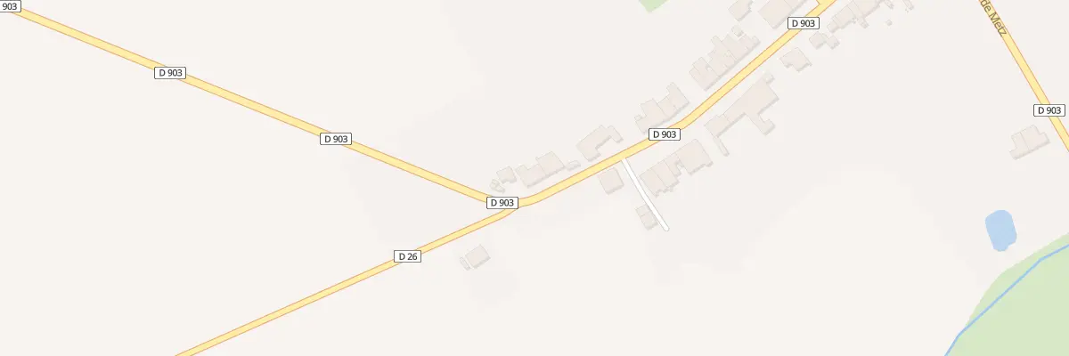 Plan du 3 Rte de Metz à Harville