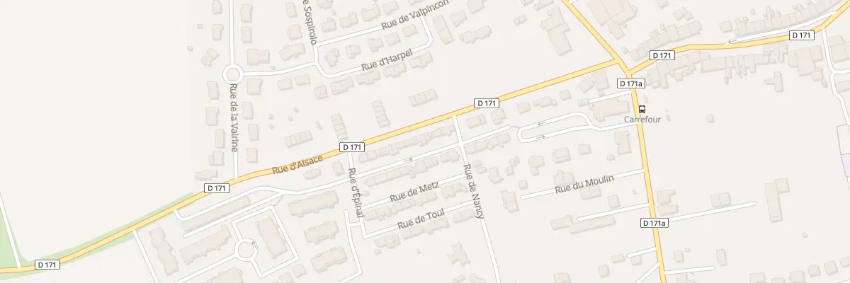 Plan du 19 Rue d’Alsace à Lexy