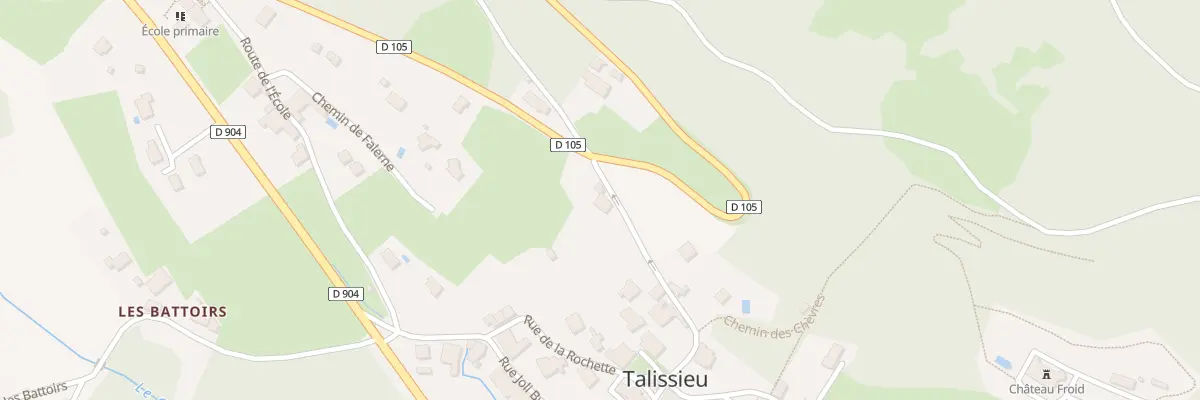 Plan du 5064 Talissieu à Talissieu