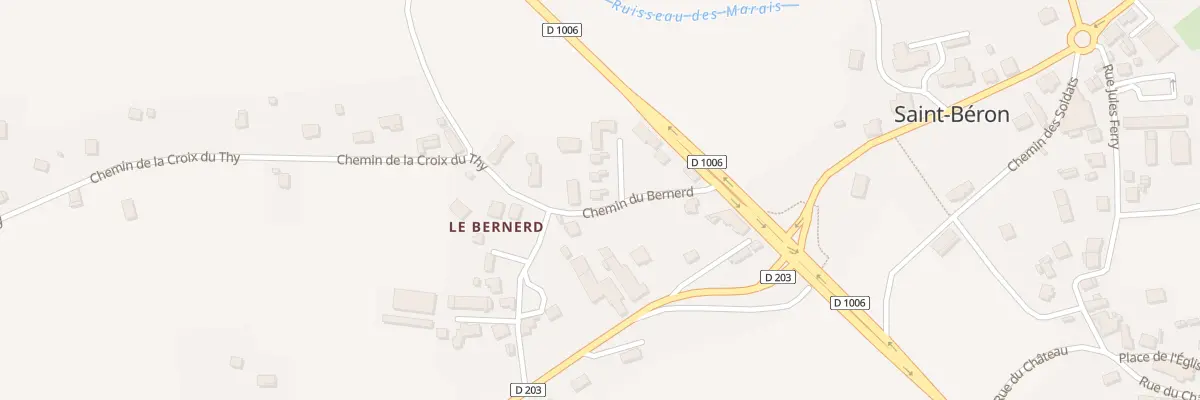 Plan du 94D Che du Bernerd à Saint-Béron