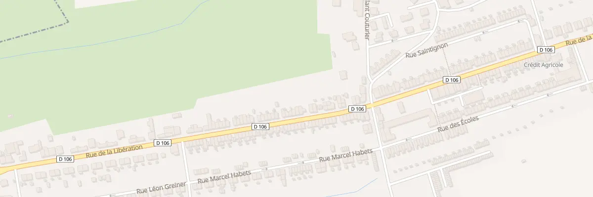 Plan du 204 Rue de la Libération à Bouligny