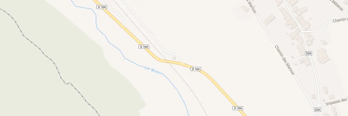 Plan du 1 Rte Departementale 164 à Certilleux