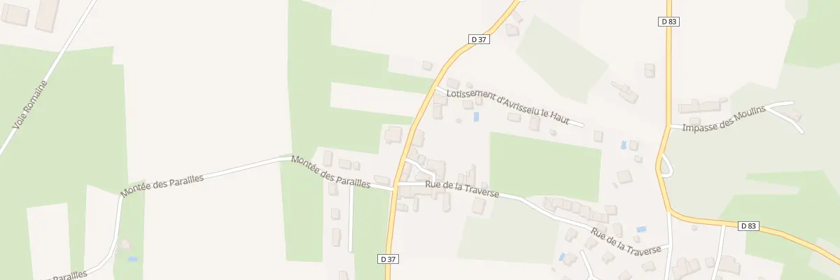Plan du 373 Avrissieux d’En Haut à Ceyzérieu