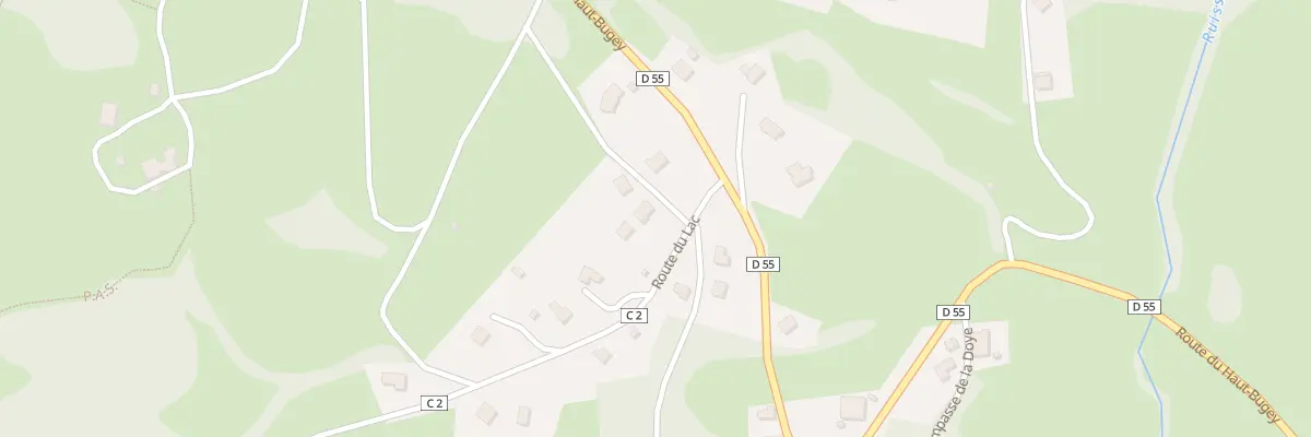 Plan du 48 Rte du Lac à Échallon