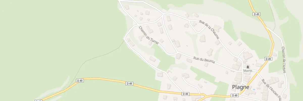 Plan du 5088 Che du Turret à Plagne