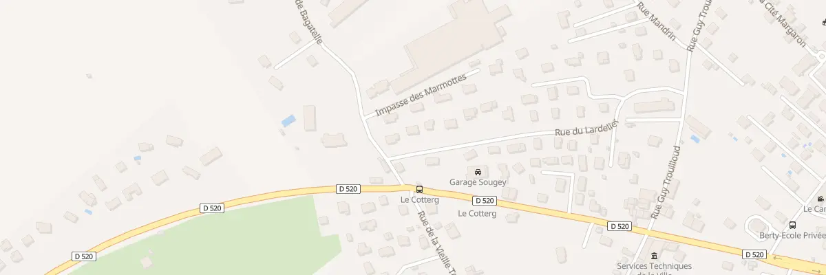 Plan du 20 Rue du Lardelier à Saint-Laurent-du-Pont