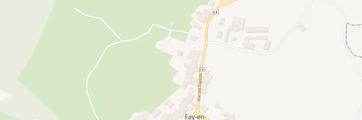Plan du 11 Rue des Fayards à Fay-en-Montagne