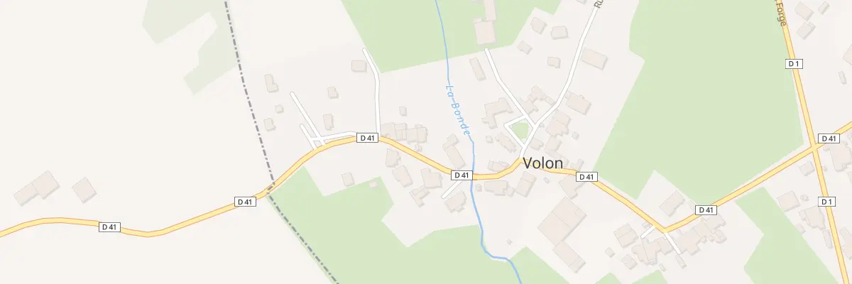 Plan du 6 Rue de l’Eau à Volon
