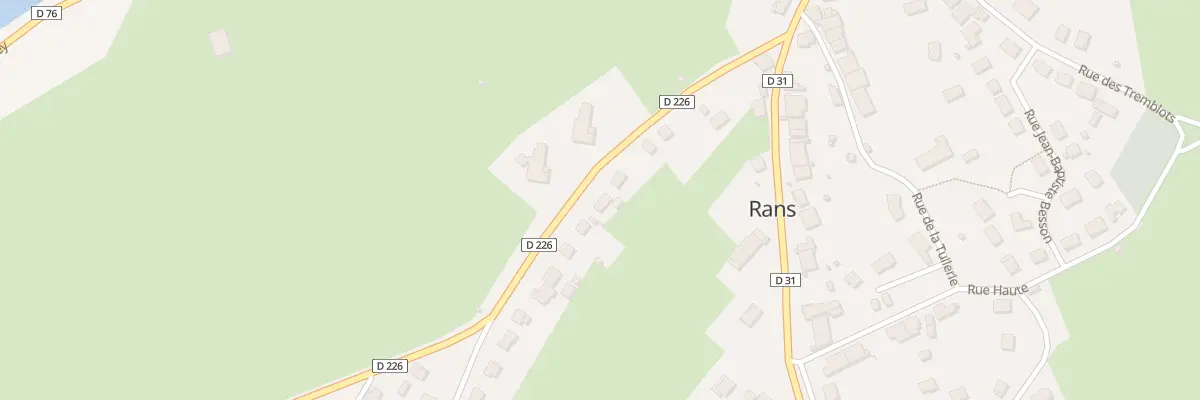 Plan du 9 Rue du Moulin à Rans