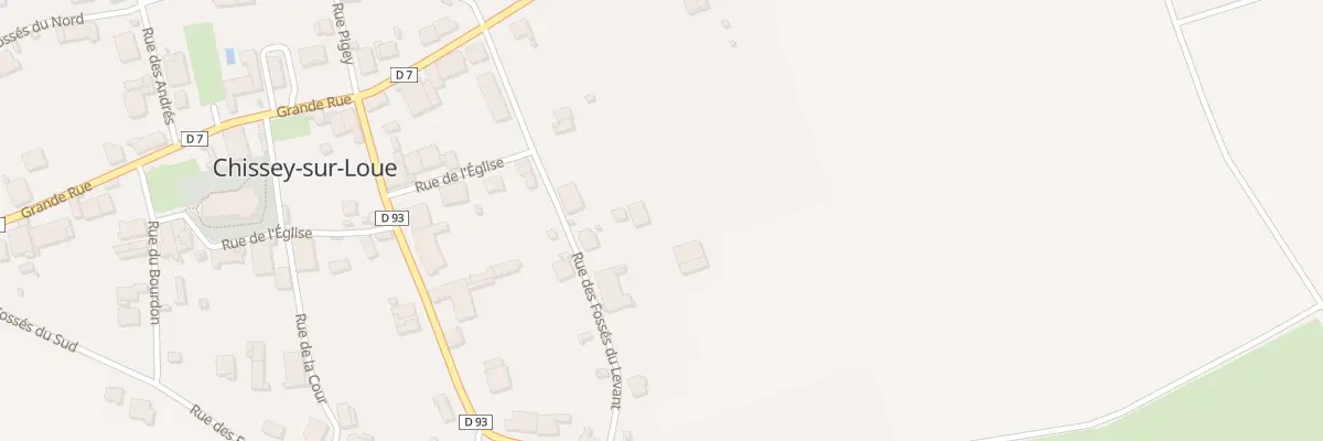 Plan du 7A Rue des Fossés du Levant à Chissey-sur-Loue