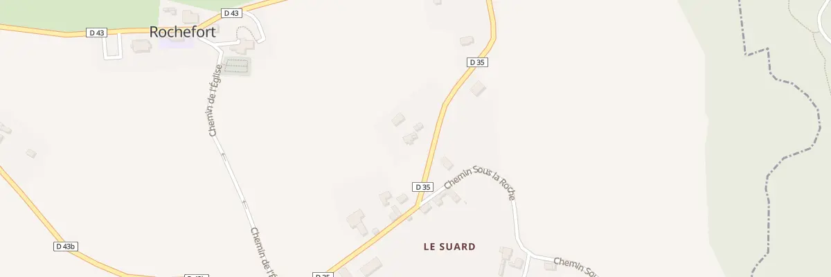 Plan du 305 Rte de Sainte-Marie-d’Alvey à Rochefort