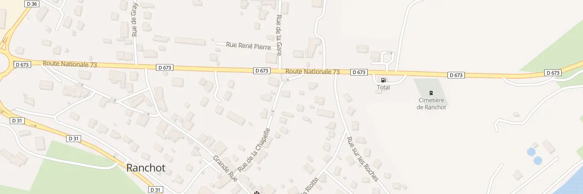 Plan du 14 Rue de la Chapelle à Ranchot