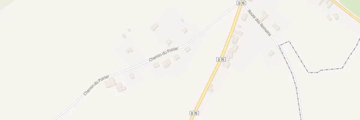 Plan du 3 Che du Poirier à Vaite