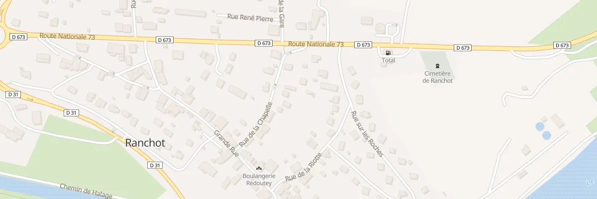 Plan du 8B Rue de la Chapelle à Ranchot