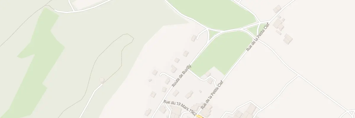 Plan du 261 Rte de Buvilly à Chamole