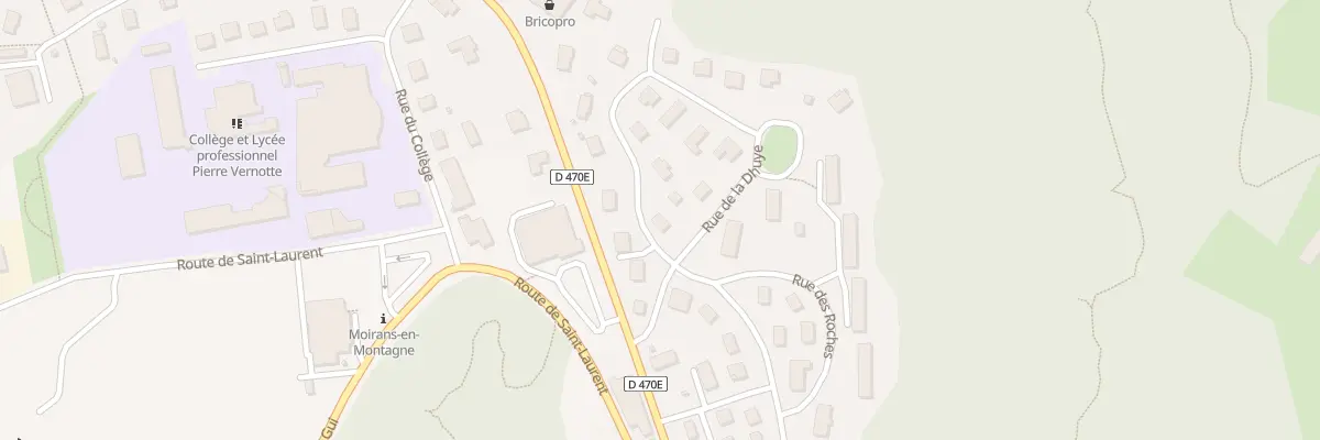 Plan du 5 Rue de la Dhuye à Moirans-en-Montagne