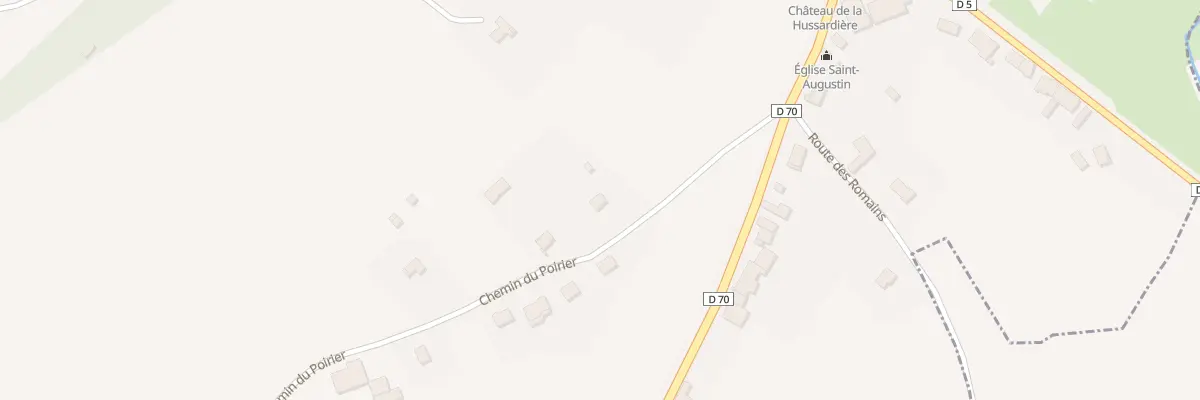 Plan du 8 Che du Poirier à Vaite