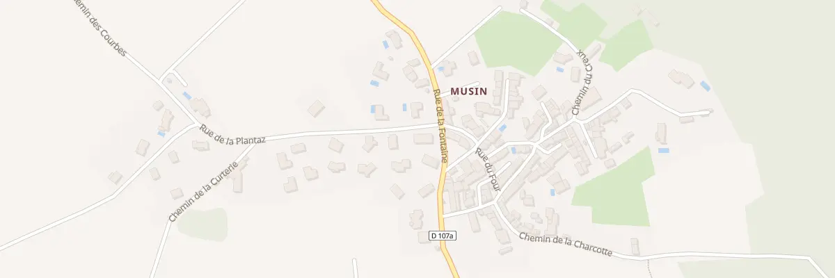 Plan du 9999 Rue de la Plantaz à Magnieu