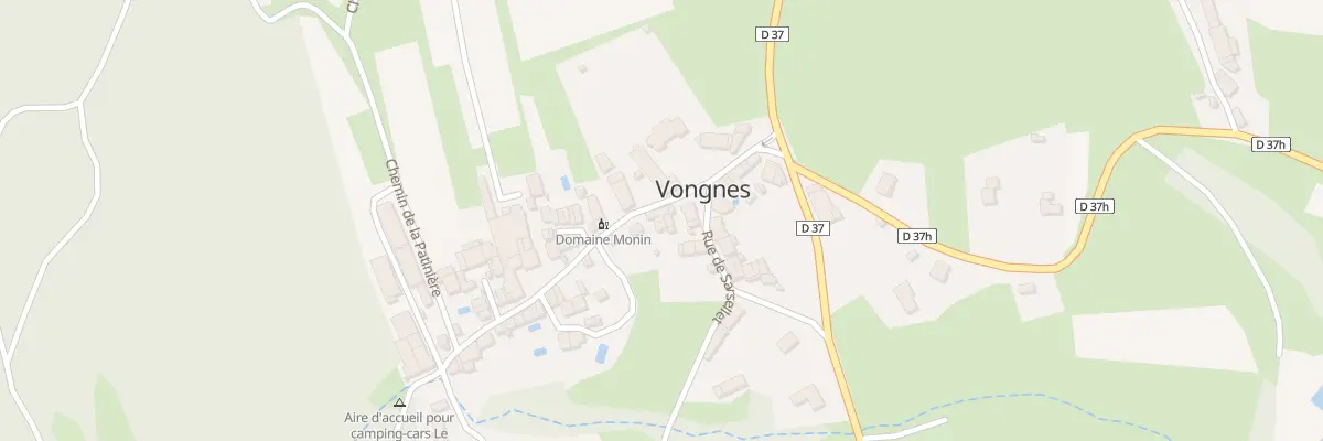 Plan du 117 Rue de la Vigne du Bois à Vongnes