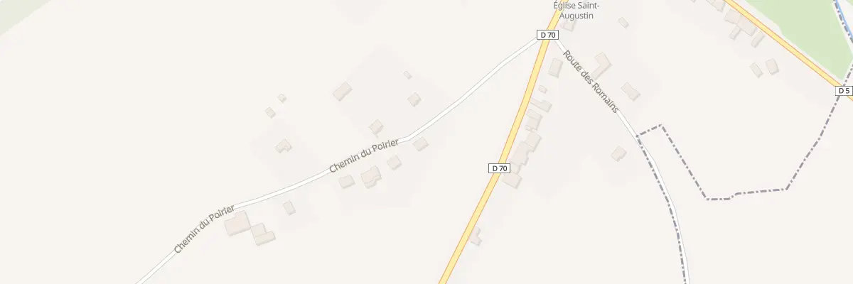 Plan du 1 Che du Poirier à Vaite