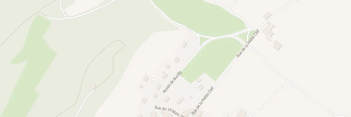 Plan du 281 Rte de Buvilly à Chamole