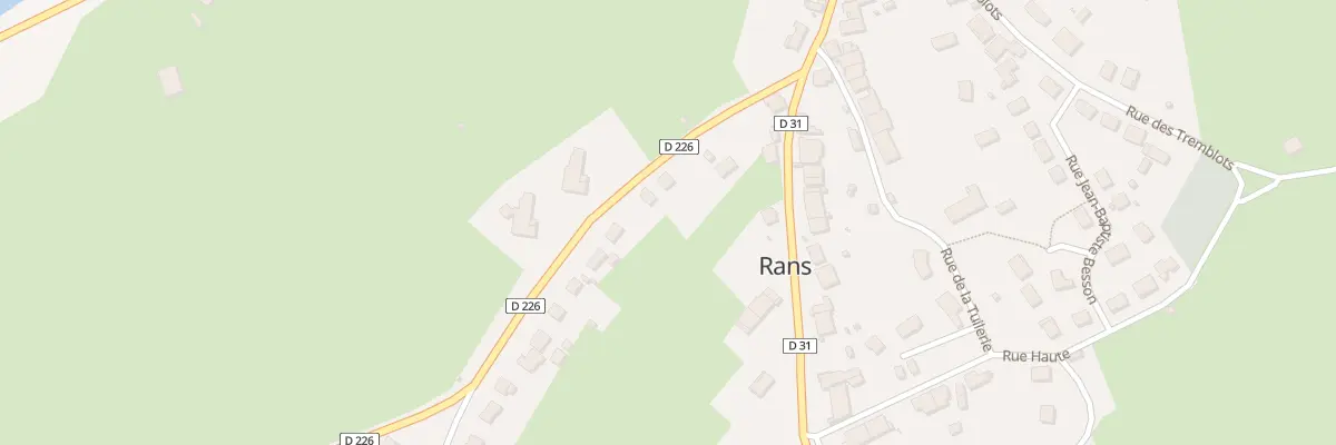 Plan du 42 Grande Rue à Rans