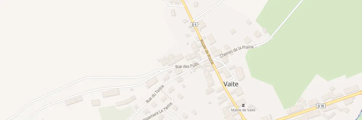 Plan du 6 Rue des Puits à Vaite
