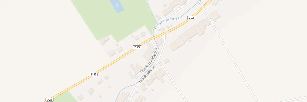 Plan du 2 Rue de la Petite Rue à Woël