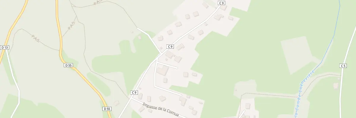 Plan du 252 Rue du Planet à Échallon