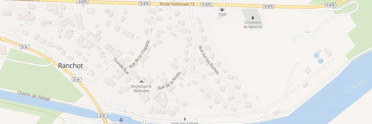 Plan du 3 Rue de la Riotte à Ranchot