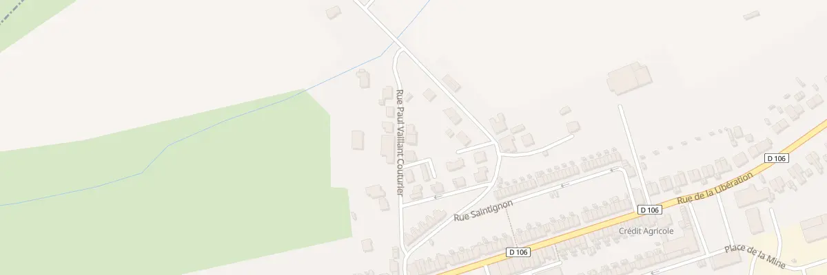 Plan du 6 Rue Paul Vaillant Couturier à Bouligny