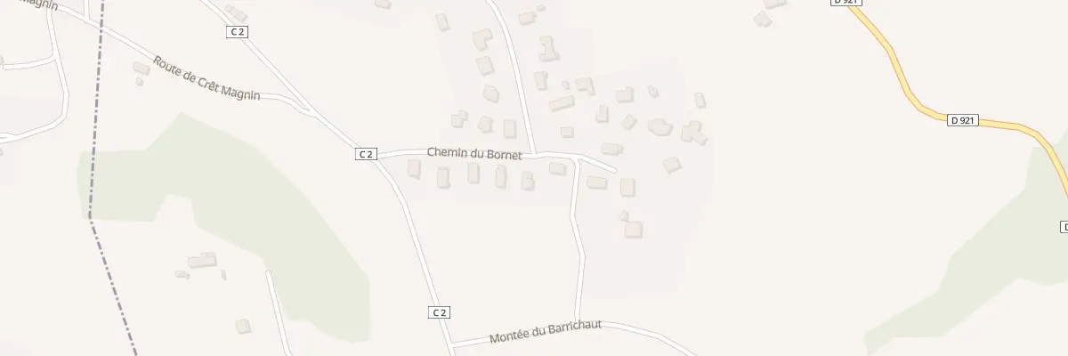 Plan du 5 Che du Bornet à La Bridoire