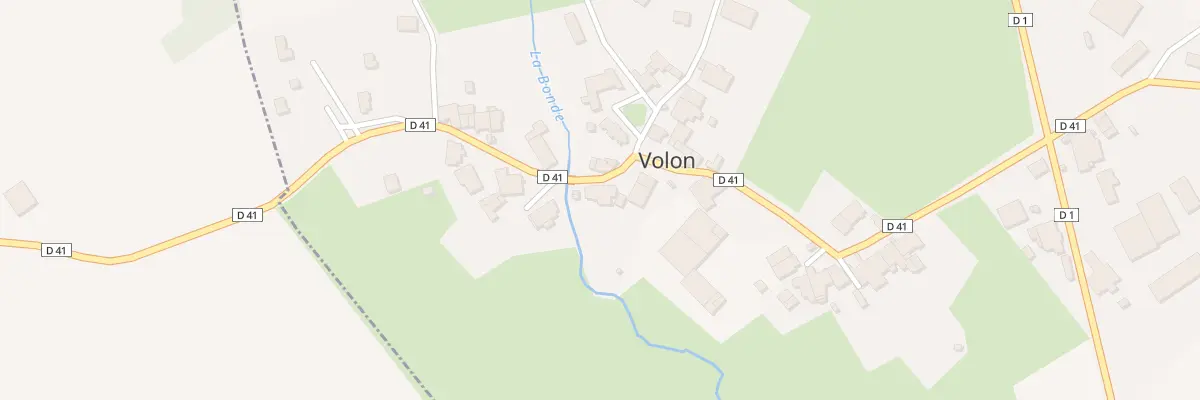 Plan du 2 Rue Grande Rue à Volon
