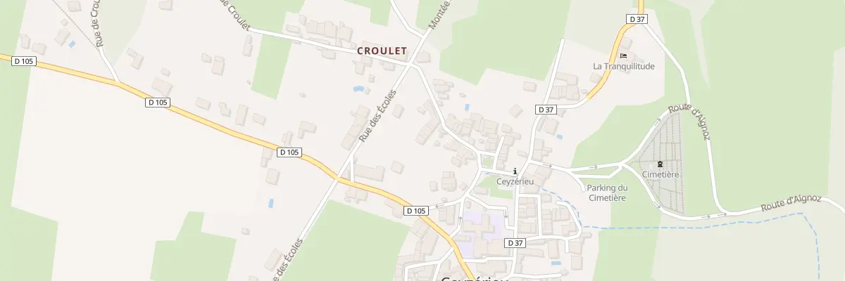 Plan du 5163 Ceyzerieu Village à Flaxieu