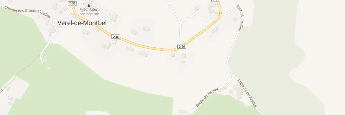 Plan du 358 Rte du Banchet à Verel-de-Montbel