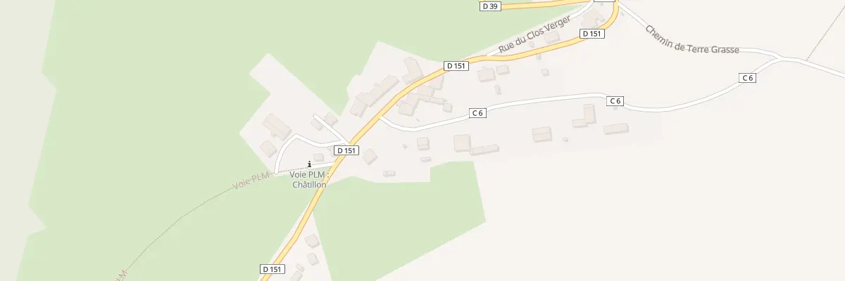 Plan du 2 Rue de la Gare à Châtillon