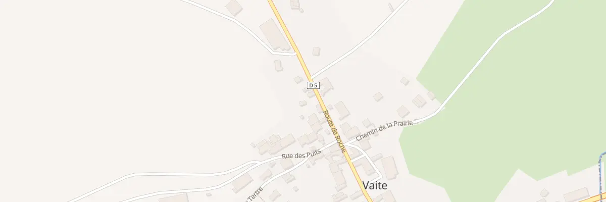 Plan du 27 Rte de Roche à Vaite