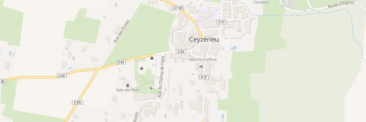 Plan du 5108 Ceyzerieu Village à Ceyzérieu