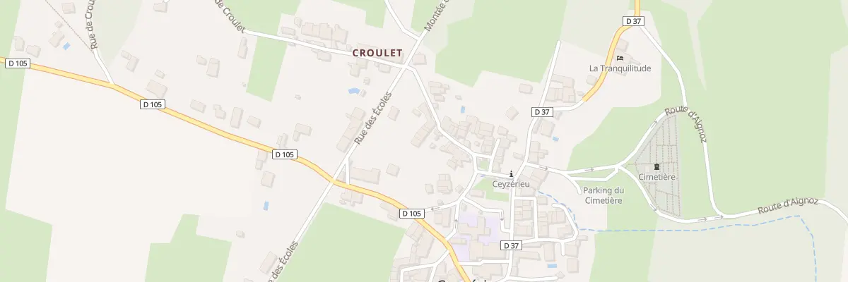 Plan du 5162 Ceyzerieu Village à Ceyzérieu